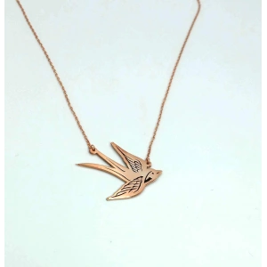 Kırlangıç Kolye - Rose