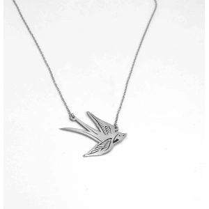 Kırlangıç Kolye - Gümüş