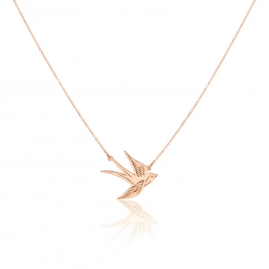 Uçan Kırlangıç Kolye - Rose