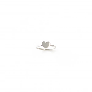 Minik Kalp Gümüş Yüzük - Gümüş
