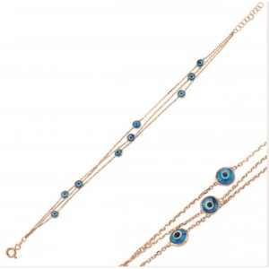 Nazar Boncuklu Bileklik - Rose