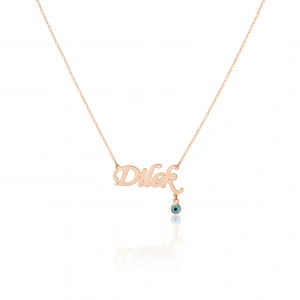 Nazarlıklı İsim Kolye - Rose