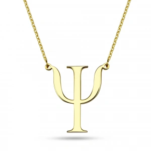 Psikoloji Sembolü Kolye - Altın