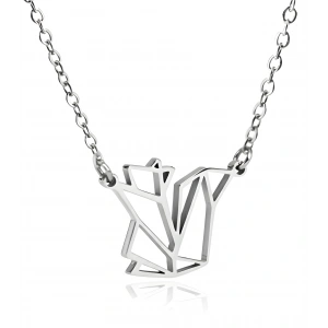 Sincap Origami Gümüş Kolye - Gümüş