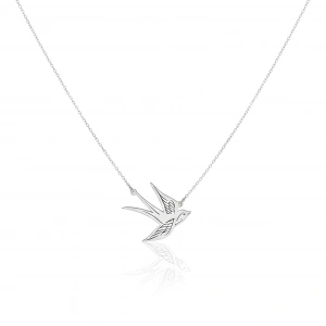 Uçan Kırlangıç Kolye - Gümüş