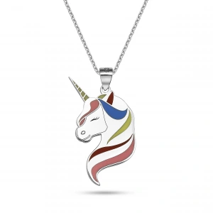 Unicorn Kolye - Gümüş