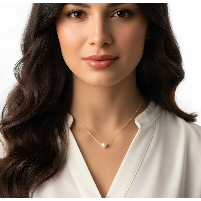 İnci Kolye - Gümüş