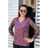 Pullu Kolları Tül Bluz