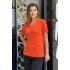 V Yaka Yanı Yırtmaçlı Bluz