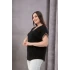 Yakas Kolları Örme Şerit Bluz