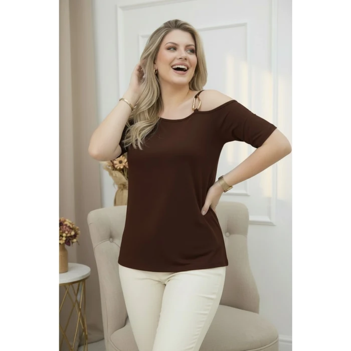 Tokalı Askılı Bluz