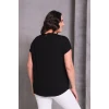 Cep Taş Baskılı Bluz