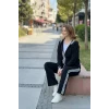 Yanları Şeritli Kapüşonlu Takım