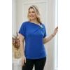 Yakası Tokalı Bluz