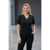 Yakası Kolları İnci Detaylı Bluz