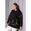Çizgi Şeritli Cepli Sweatshirt