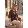 Kolları Şifon Tokalı Bluz