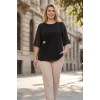 Kolları Şifon Tokalı Bluz