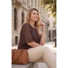 Kolları Şifon Tokalı Bluz