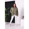 Önü Dikişli Cepli Salaş Bluz