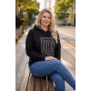 Önü Ve Kapüşonu Taşlı Sweatshirt