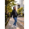 Önü Ve Kapüşonu Taşlı Sweatshirt