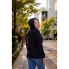 Önü Ve Kapüşonu Taşlı Sweatshirt