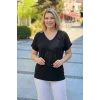 Pul Parçalı Bluz