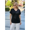 Pul Parçalı Bluz