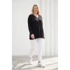 V Yaka Basic  İnce Triko Bluz