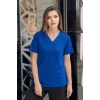 V Yaka Yanı Yırtmaçlı Bluz