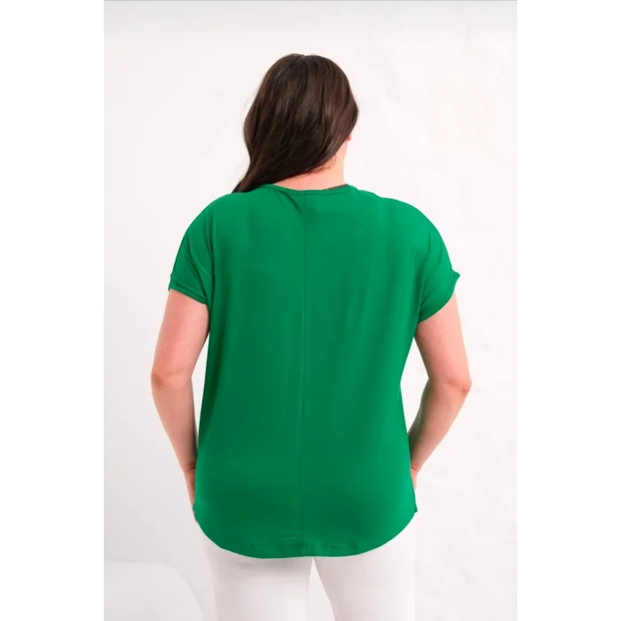 Cep Taş Baskılı Bluz