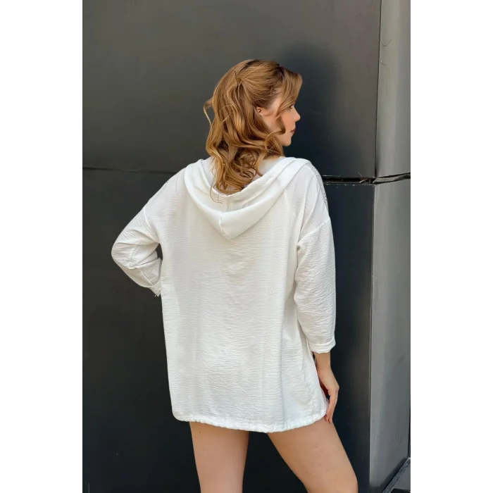 Kapüşonlu Fisto Detaylı Ceket