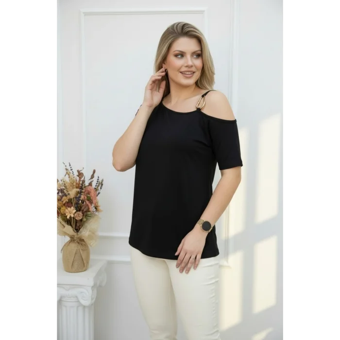 Tokalı Askılı Bluz