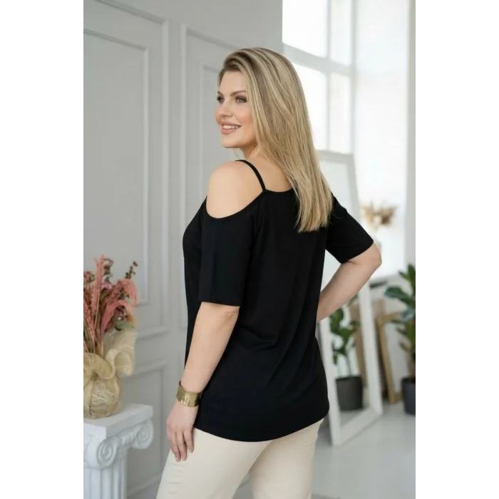 Tokalı Askılı Bluz