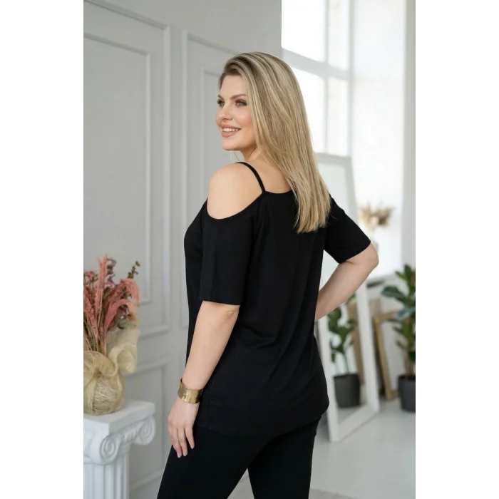 Tokalı Askılı Bluz