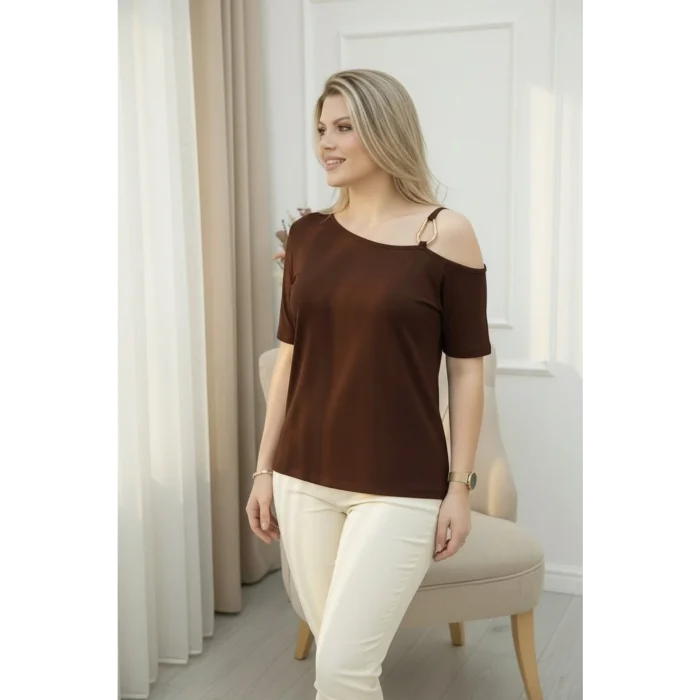 Tokalı Askılı Bluz