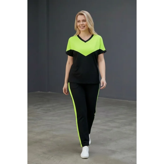 Neon Renk Detaylı Takım