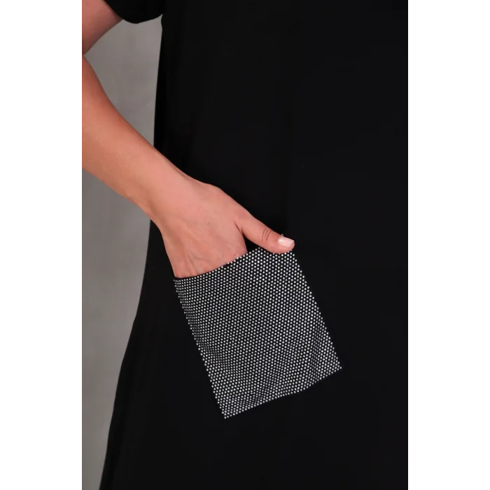 Askılı Cep Detaylı Elbise