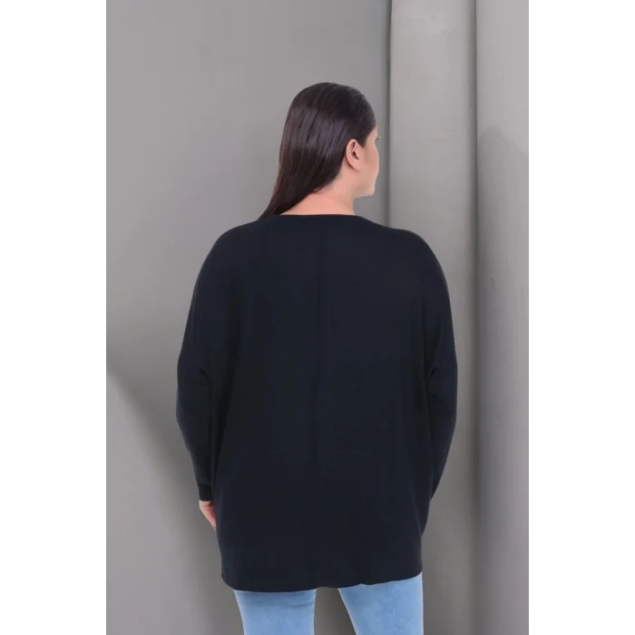 Önü Dikişli Cepli Salaş Bluz