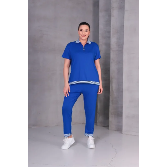 Fermuarlı Çizgi Detaylı Takım