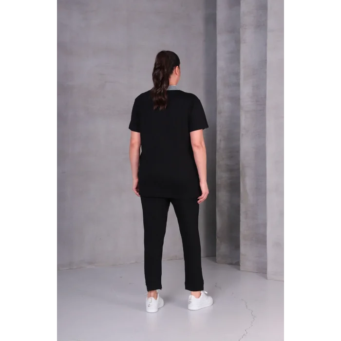 Fermuarlı Çizgi Detaylı Takım