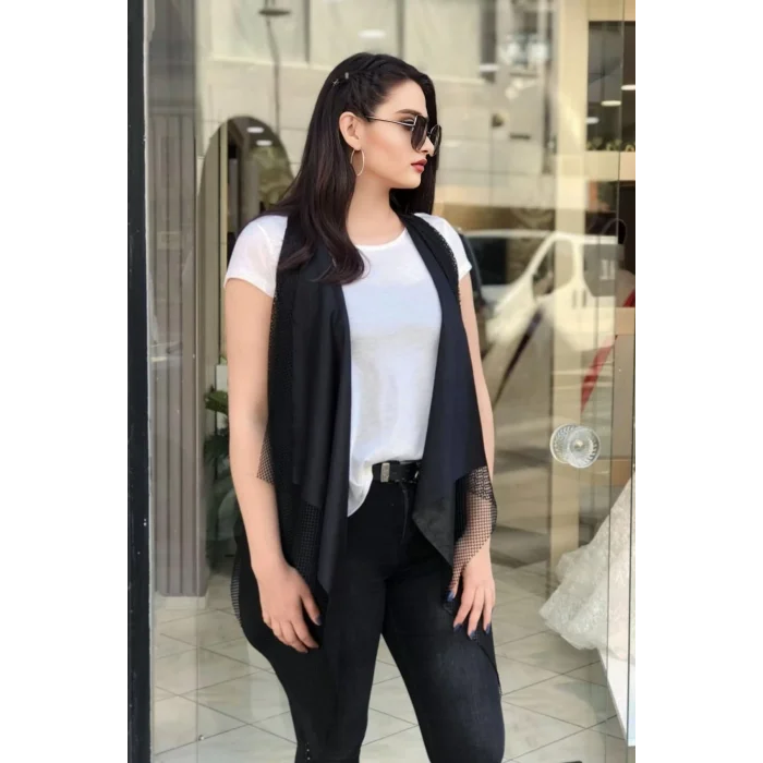 File Garnili Suni Deri Yelek