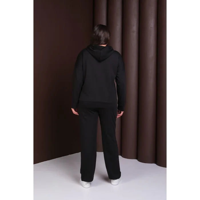 Kapüşonlu Crazy  Baskılı Alt-Üst Takım