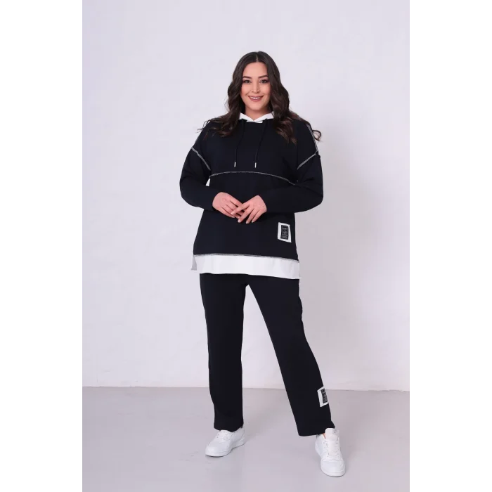 Kapüşonlu Parçalı Eşofman Takım