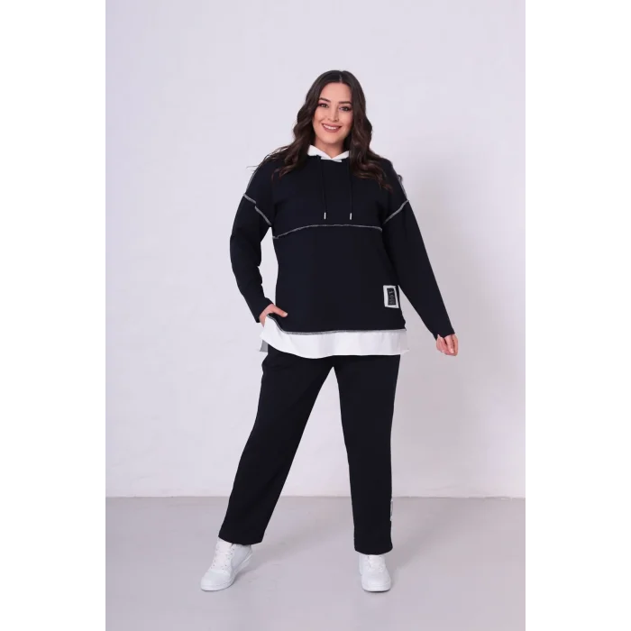 Kapüşonlu Parçalı Eşofman Takım