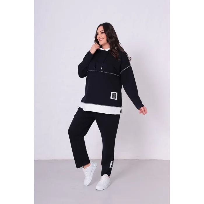 Kapüşonlu Parçalı Eşofman Takım