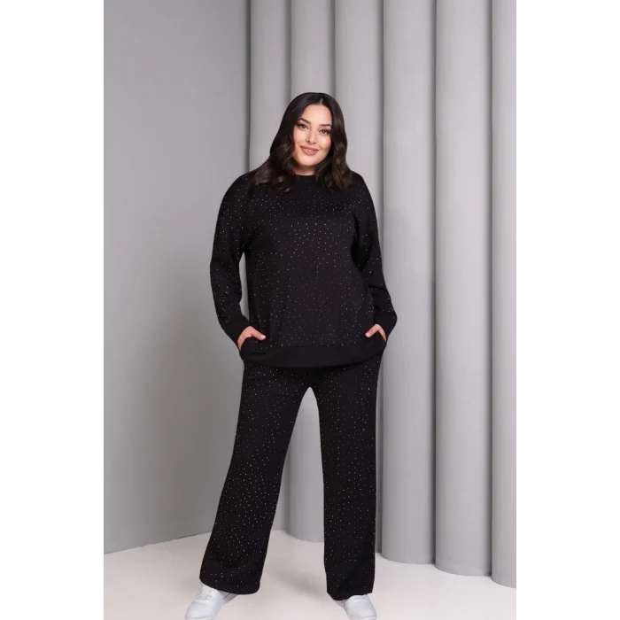 Önü Taş Baskılı Alt-Üst Takım