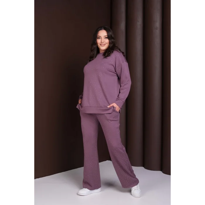 Önü Taş Baskılı Alt-Üst Takım