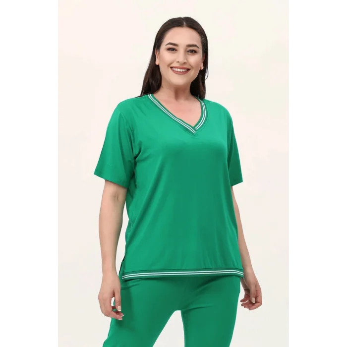 Örme Şerit Detaylı Takım